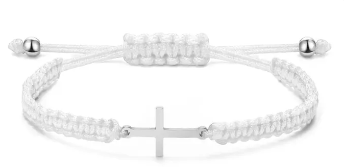 Stainless Steel Cross Bracelet